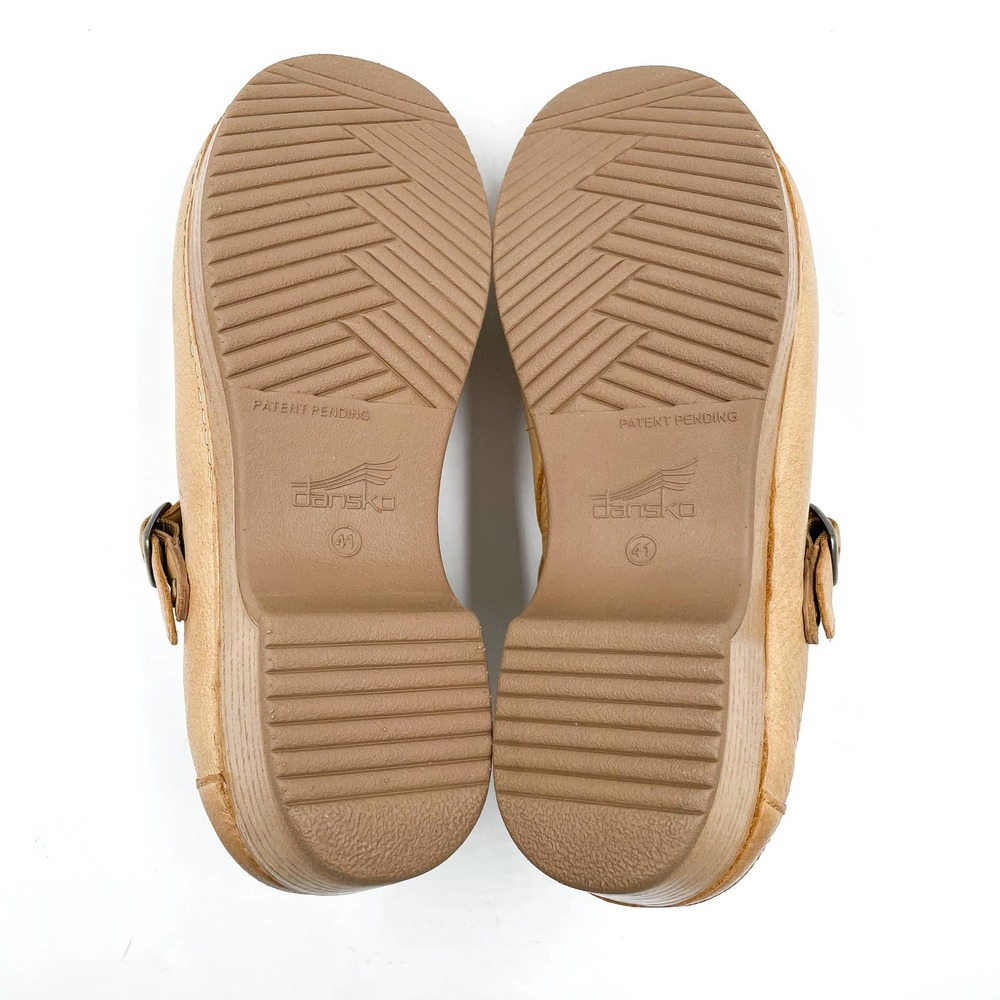 Dansko Tan Leather Mules - Picture 8 of 10